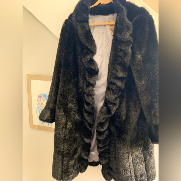 Dennis Basso collector’sedition faux fur coat L